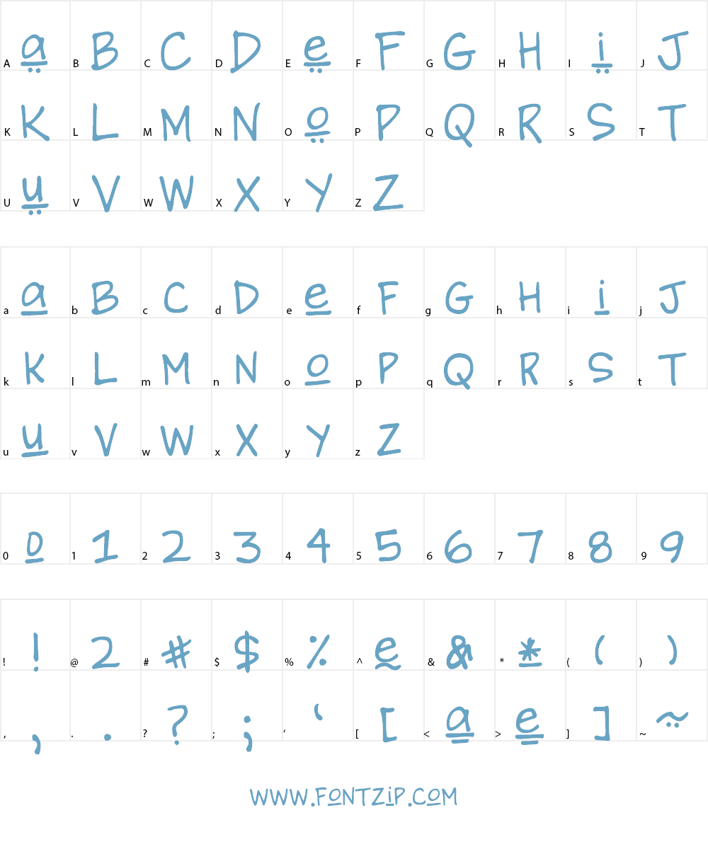 DJB BREWHAUS SPECIAL Font Character